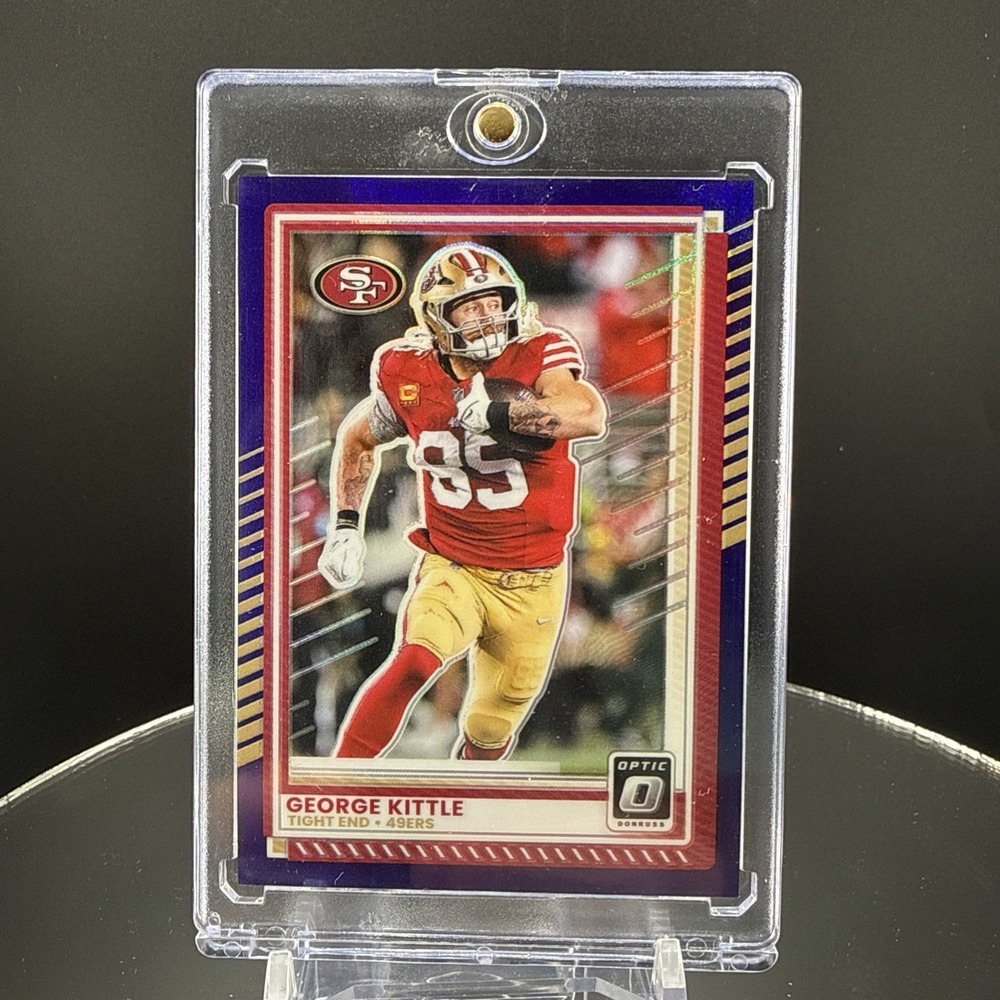 2025 Panini Donruss Optic -  George Kittle  - Purple Holo Prizm /60
